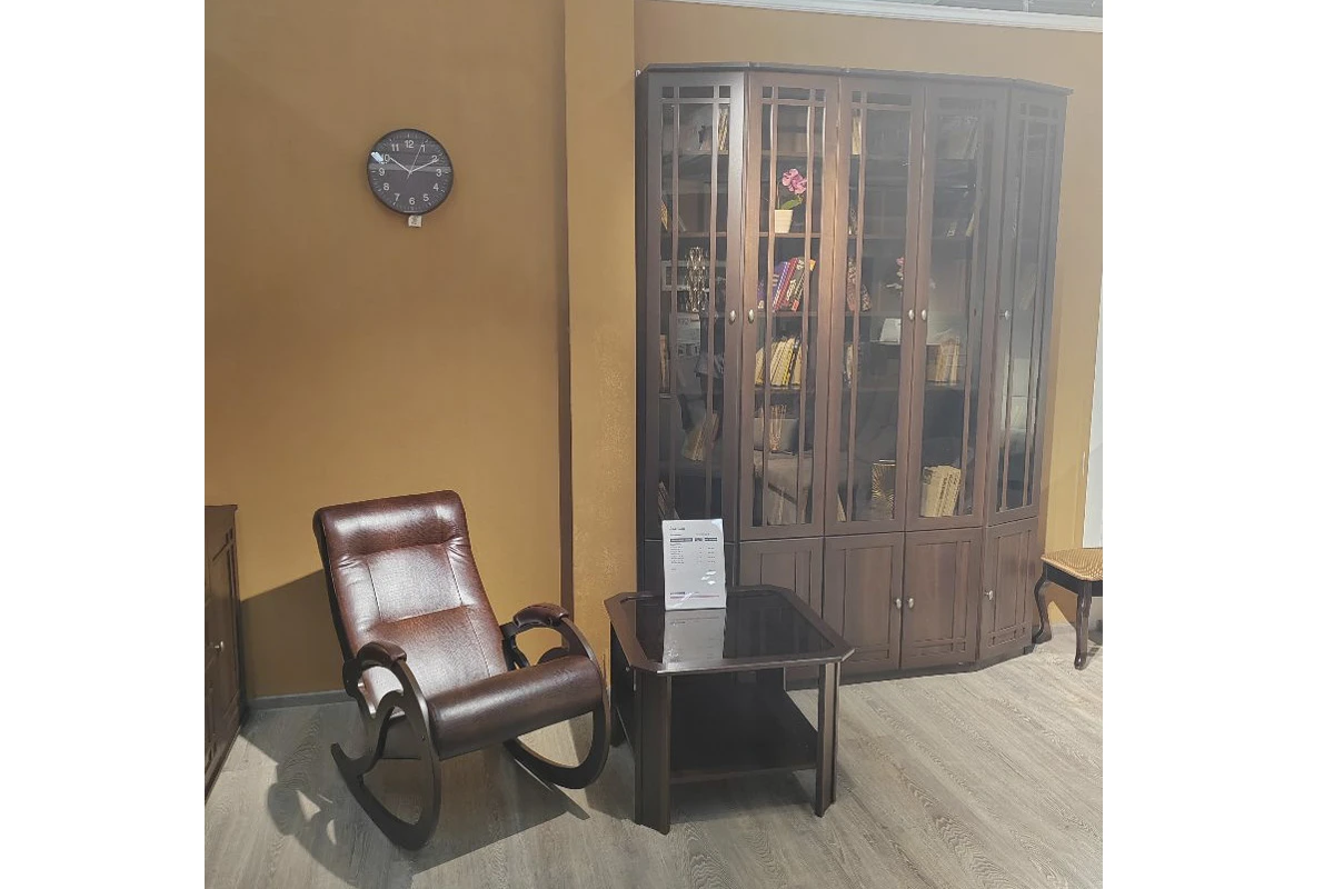 Шкаф для книг со скосом вправо Sherlock 35 (Орех шоколадный) в мебель-центре Озерцо