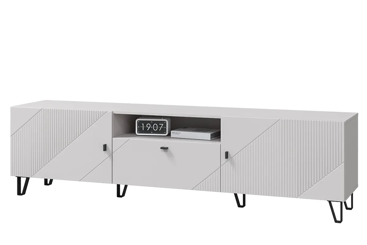 Тумба под ТВ Кашемир с 2 дв. и ящ. (Кашемир/Сантьяго) — Мебель-центр Озерцо