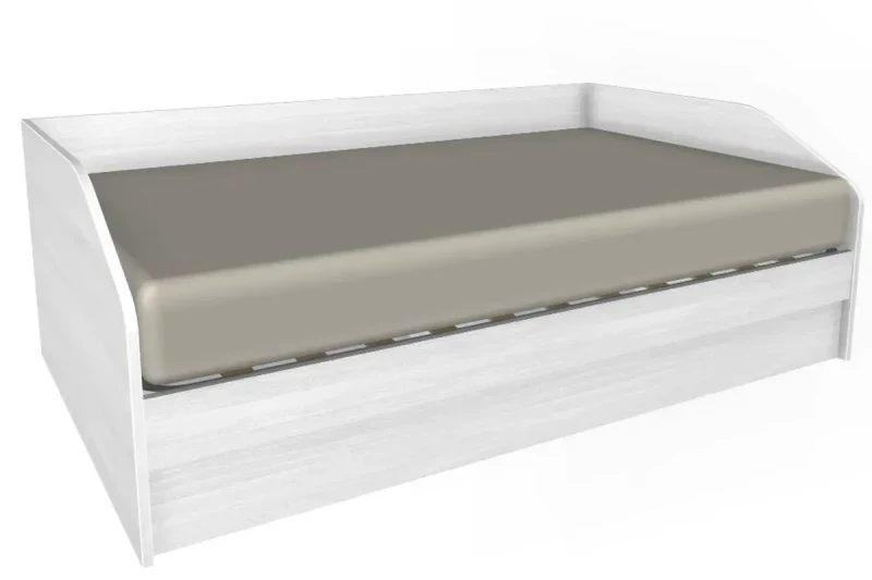 Кровать КР-119 120х200 (Снежный Ясень) - купить в Озерце