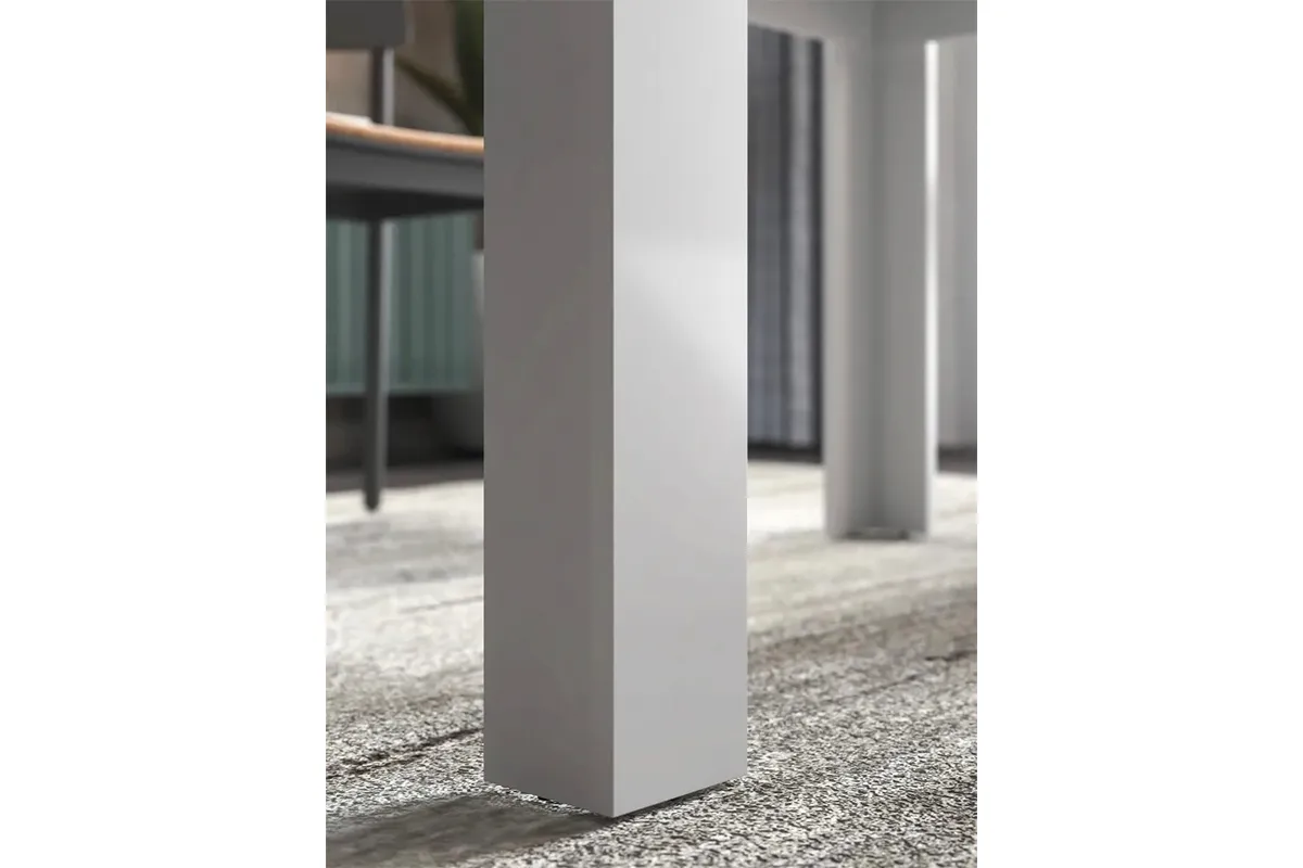 Стол раздвижной Промо тип 4 (Белый/Ателье темный) - купить в Озерце