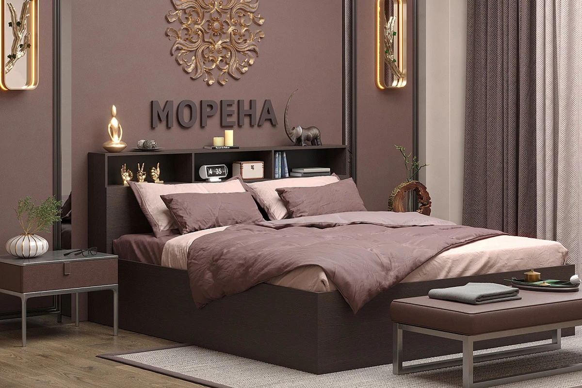 Кровать Морена 180х200 (Венге) - купить в Озерце