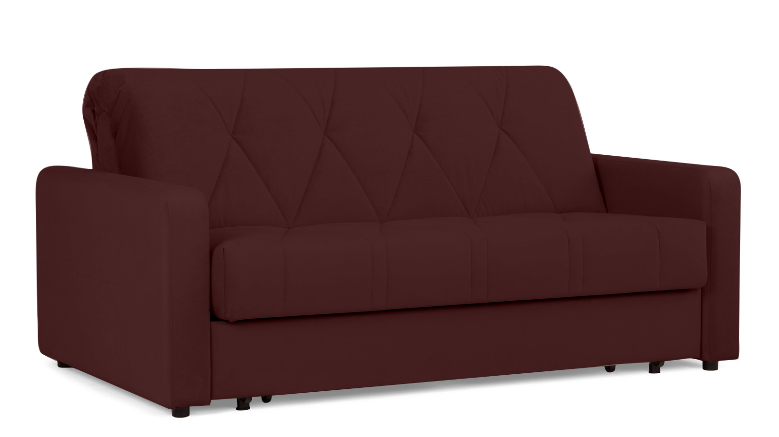Диван - кровать Domo Pro стежка ромб, ткань Sky Velvet 32 180x216 — в мебель-центре Озерцо