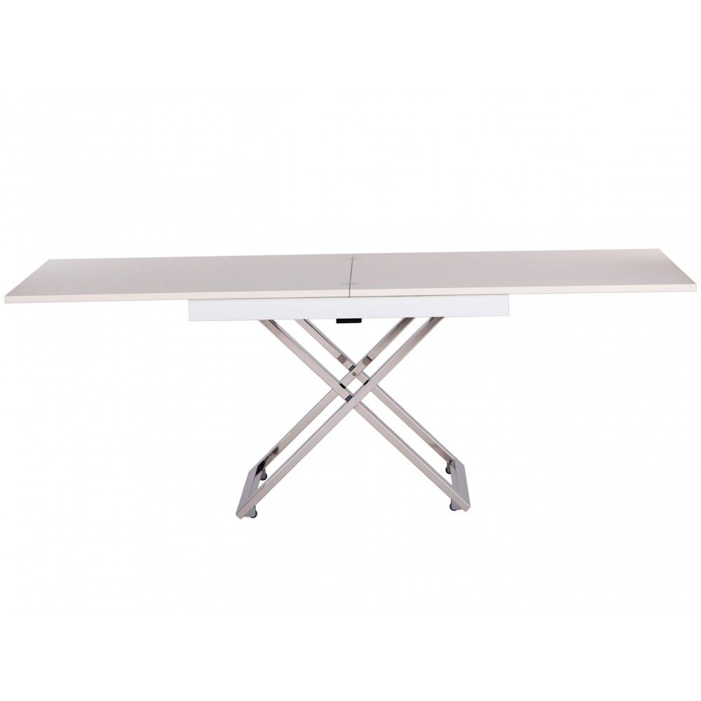 Стол-трансформер CROSS белый глянец - купить в Минске в мебель-центре Озерцо Стол-трансформер CROSS белый глянец - купить в Озерце