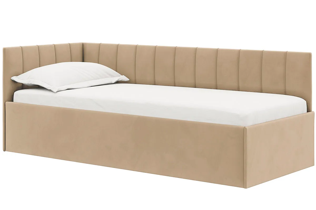 Кровать Мика с ПМ 90х200 универсальная (Newtone CACAO) - купить в Озерце