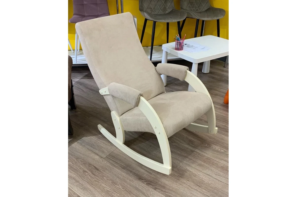 Кресло-качалка Консул М (1кор/67М) (Verona Vanilla/Дуб шампань) — купить в Озерце