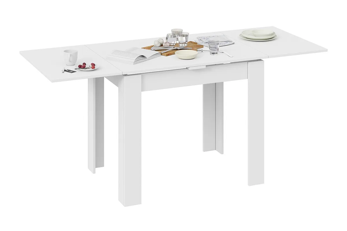 Стол раздвижной Промо тип 3 (Белый) - купить в Озерце