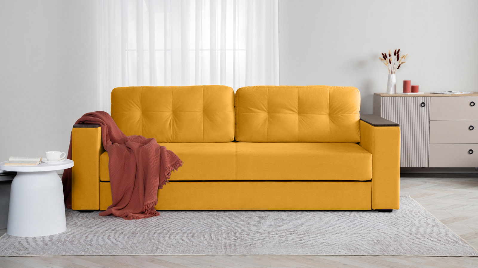 Диван Loko Pro Тк. Sky Velvet 30 113x243 — купить в Озерце