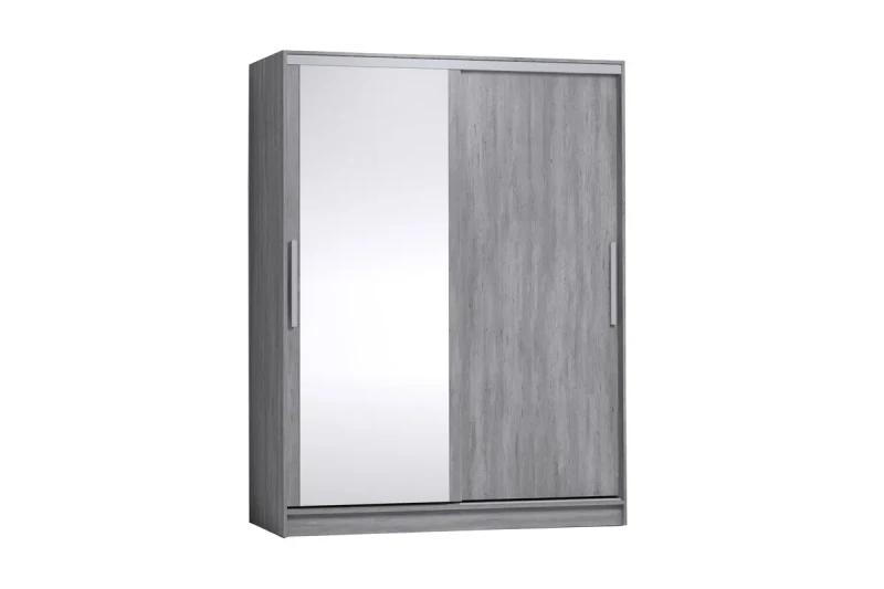 Шкаф-купе 1600 Strike Зеркало/ЛДСП (Atelier Светлый) в мебель-центре Озерцо