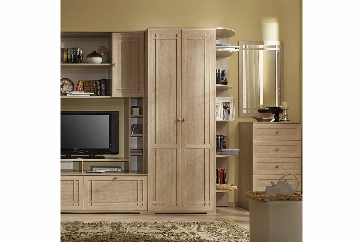 Sherlock 14 Полка угловая дуб сонома в мебель-центре Озерцо