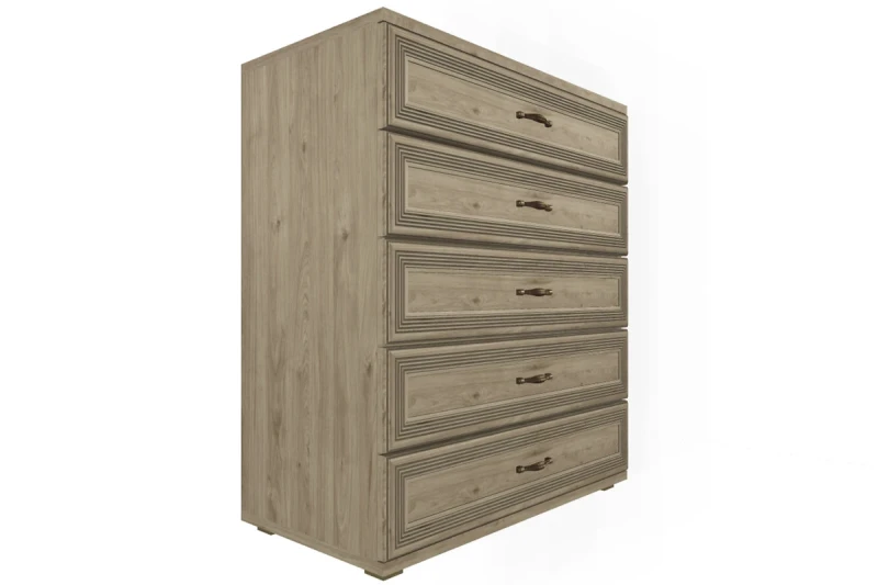 Комод Карина КМ-1021-ГС (Гикори Джексон светлый) — Мебель-центр Озерцо