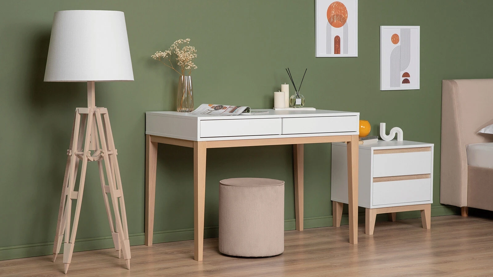 Стол Orel, цвет: Ночное небо + Орех линкольн 60x110 — купить в Озерце