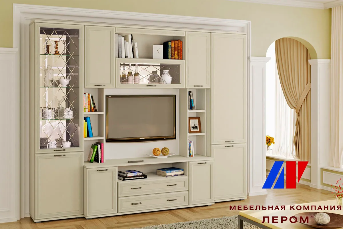 Полка ПЛ-1013-СК (Серый Кашемир) — Мебель-центр Озерцо