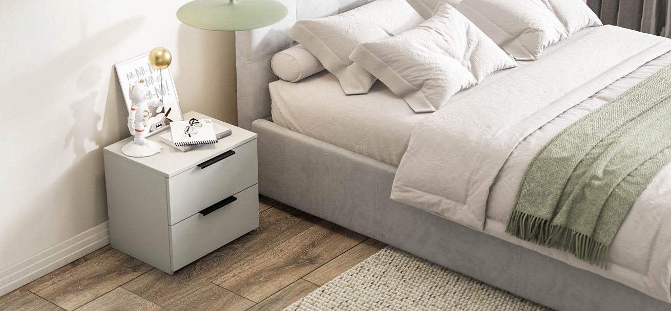 Тумба BOSS STANDART Шиншилла серая — Мебель-центр Озерцо