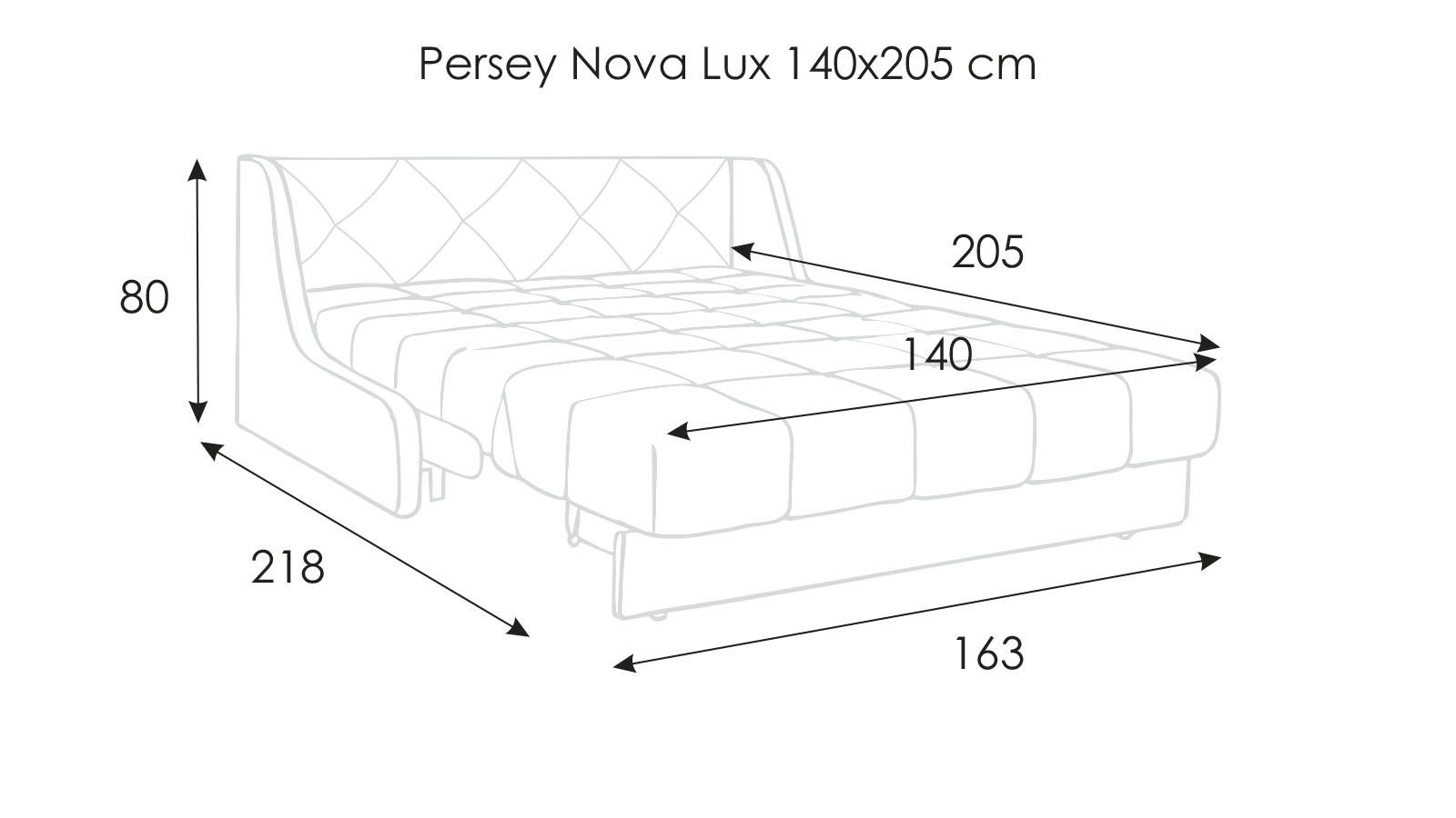 Диван PERSEY Nova Lux Sky Velvet 01 с коробом для белья 140 115x163 — купить в Озерце