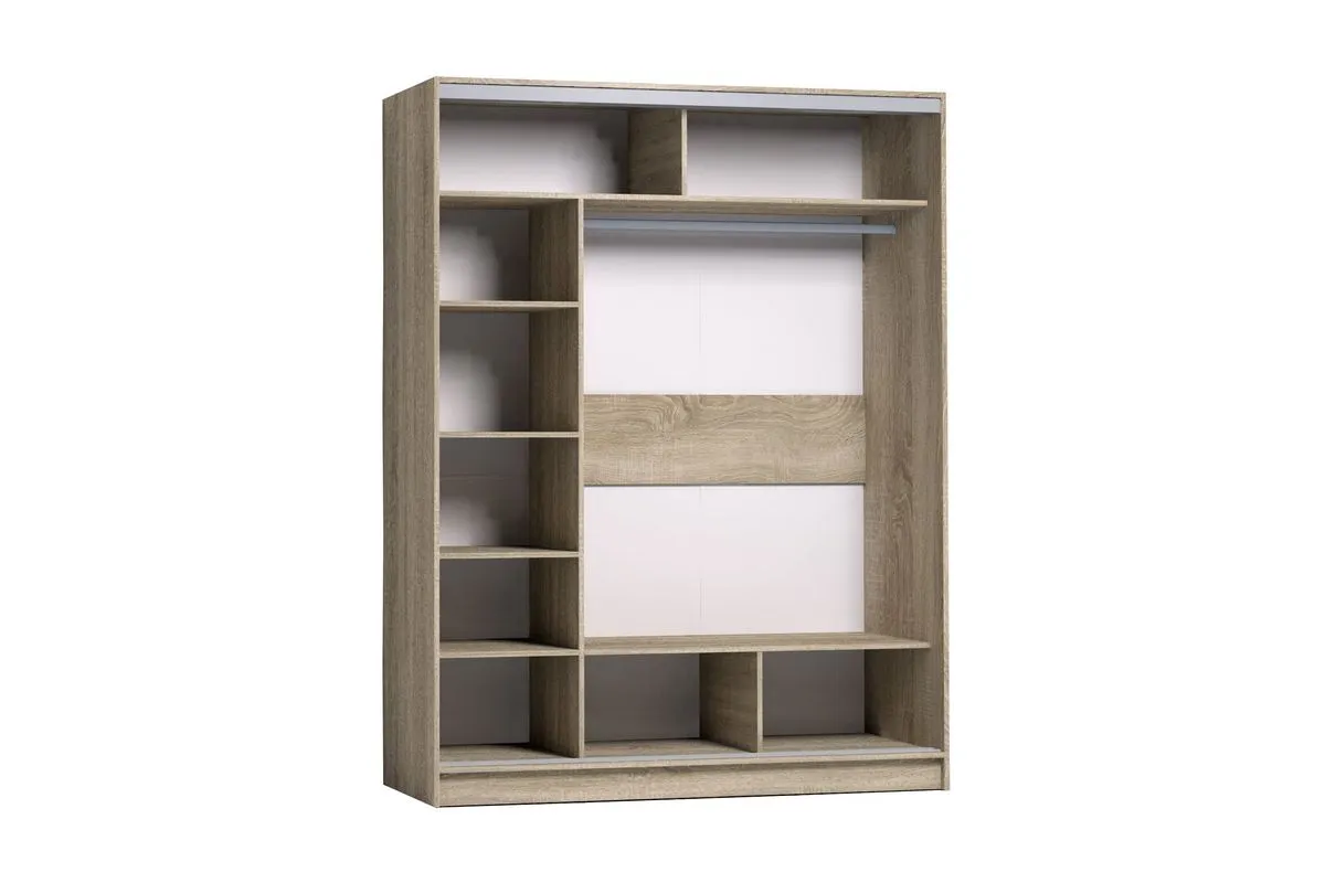 Шкаф-купе 1600 Strike ЛДСП/ЛДСП (Дуб Сонома) в мебель-центре Озерцо