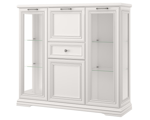 Севилла Шкаф с витриной 2V2D1S — Мебель-центр Озерцо