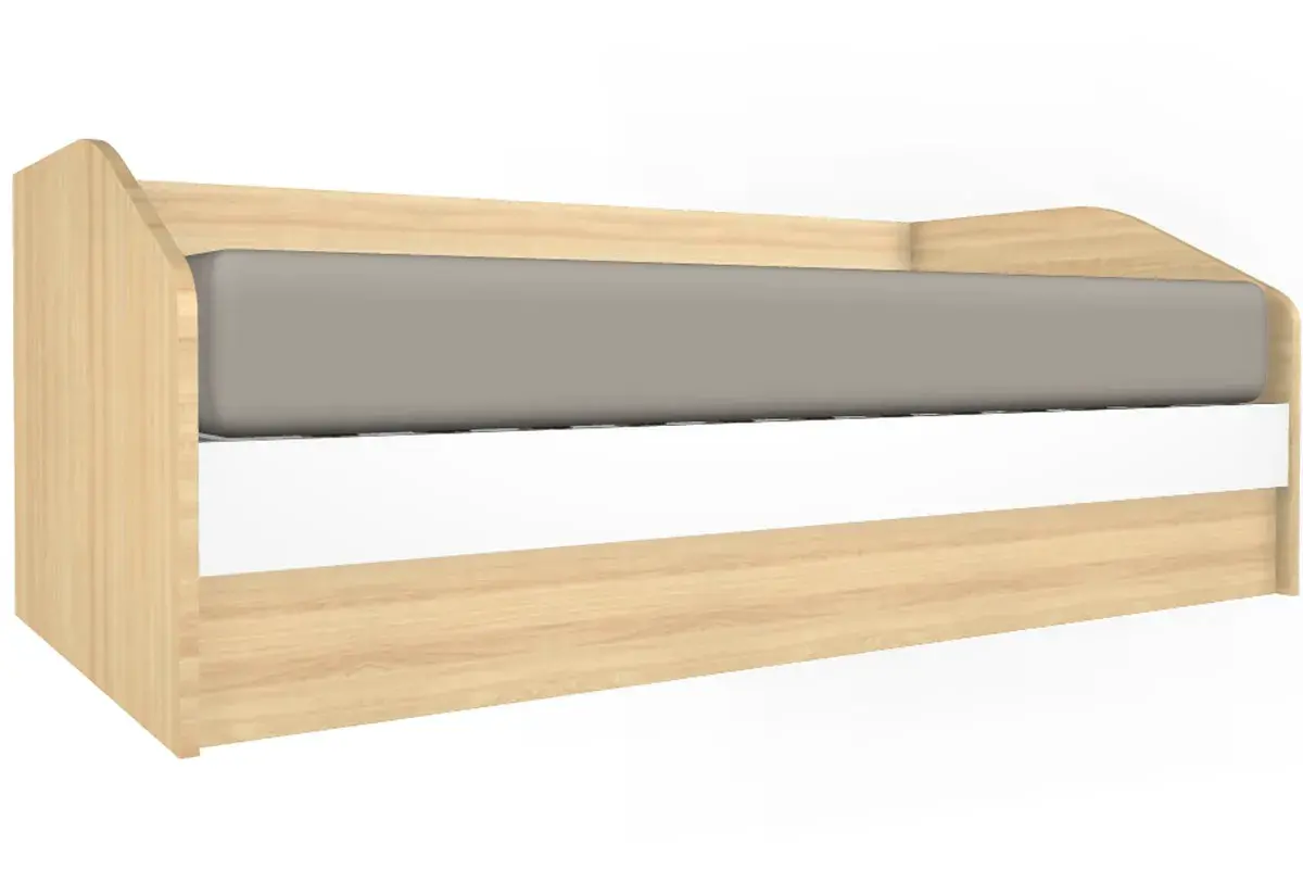 Детская Грейс композиция 4 (Ясень Асахи/Белый Бриллиант Глянцевый) — Мебель-центр Озерцо