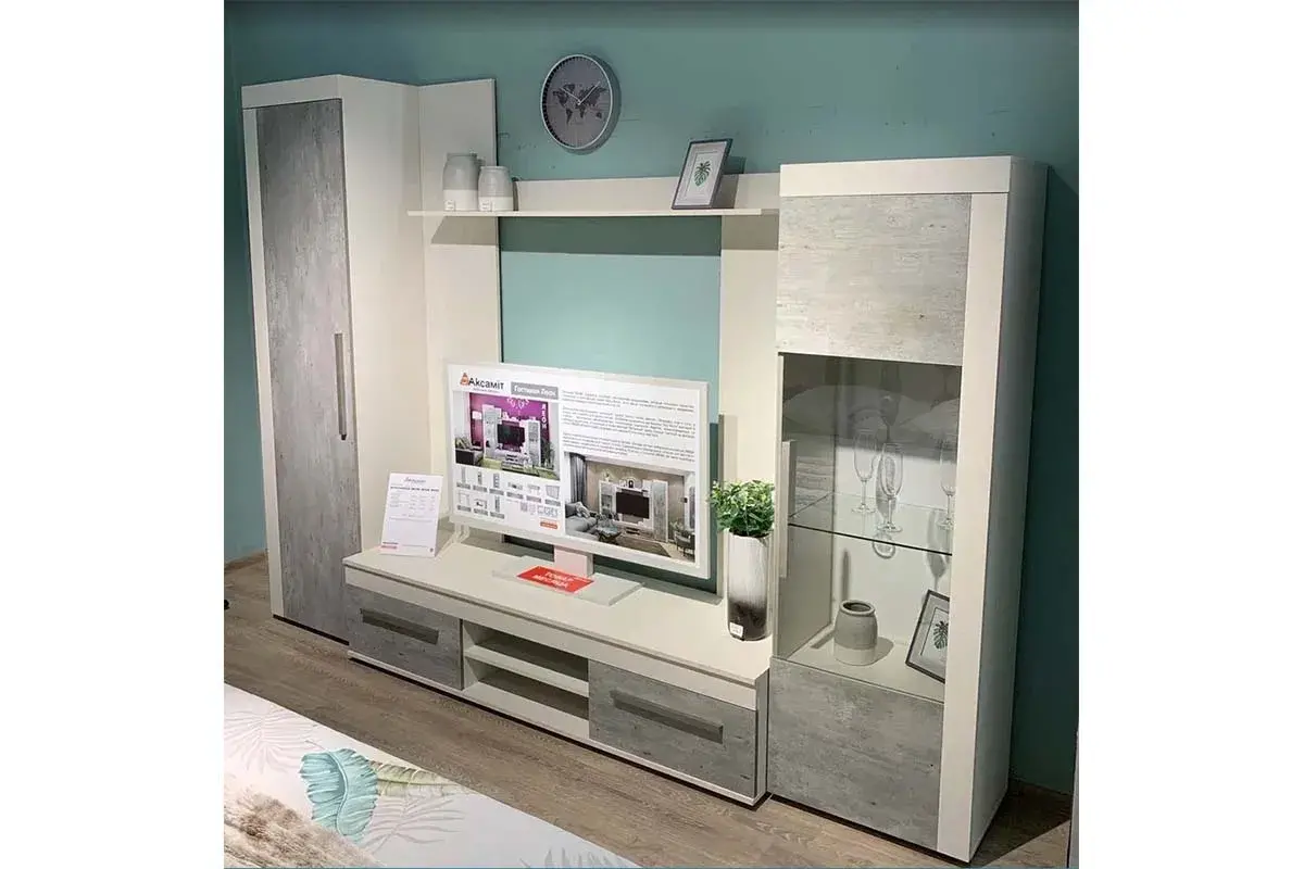 Леон Гостиная со шкафом — Мебель-центр Озерцо