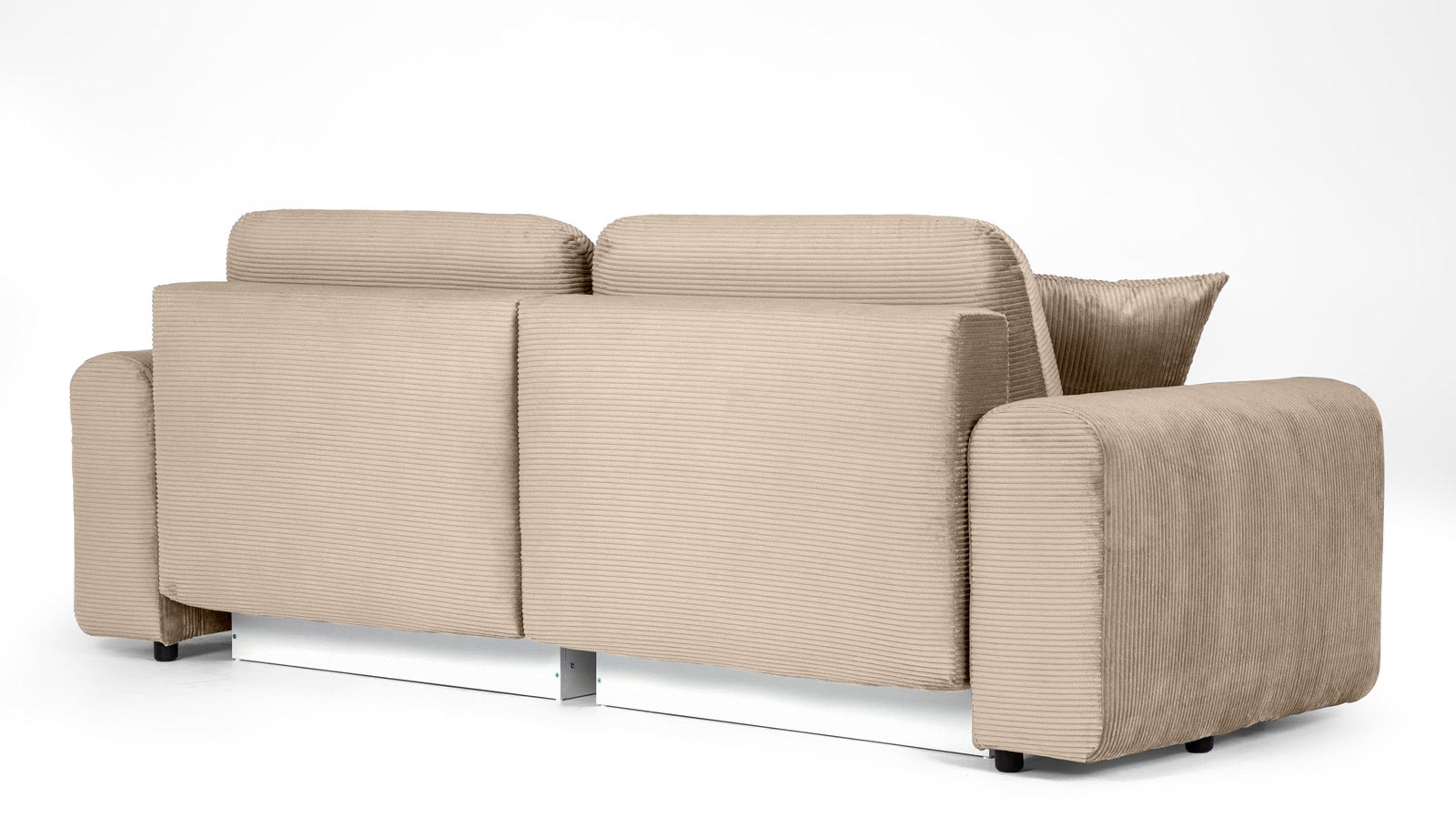 Диван -кровать угловой Raklet ткань Cilium Cream 156x258 — купить в Озерце