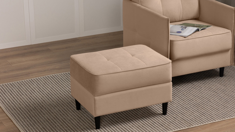 Пуф Amani Pro, Тк. Тк. Casanova Stone 53x68 — купить в Озерце