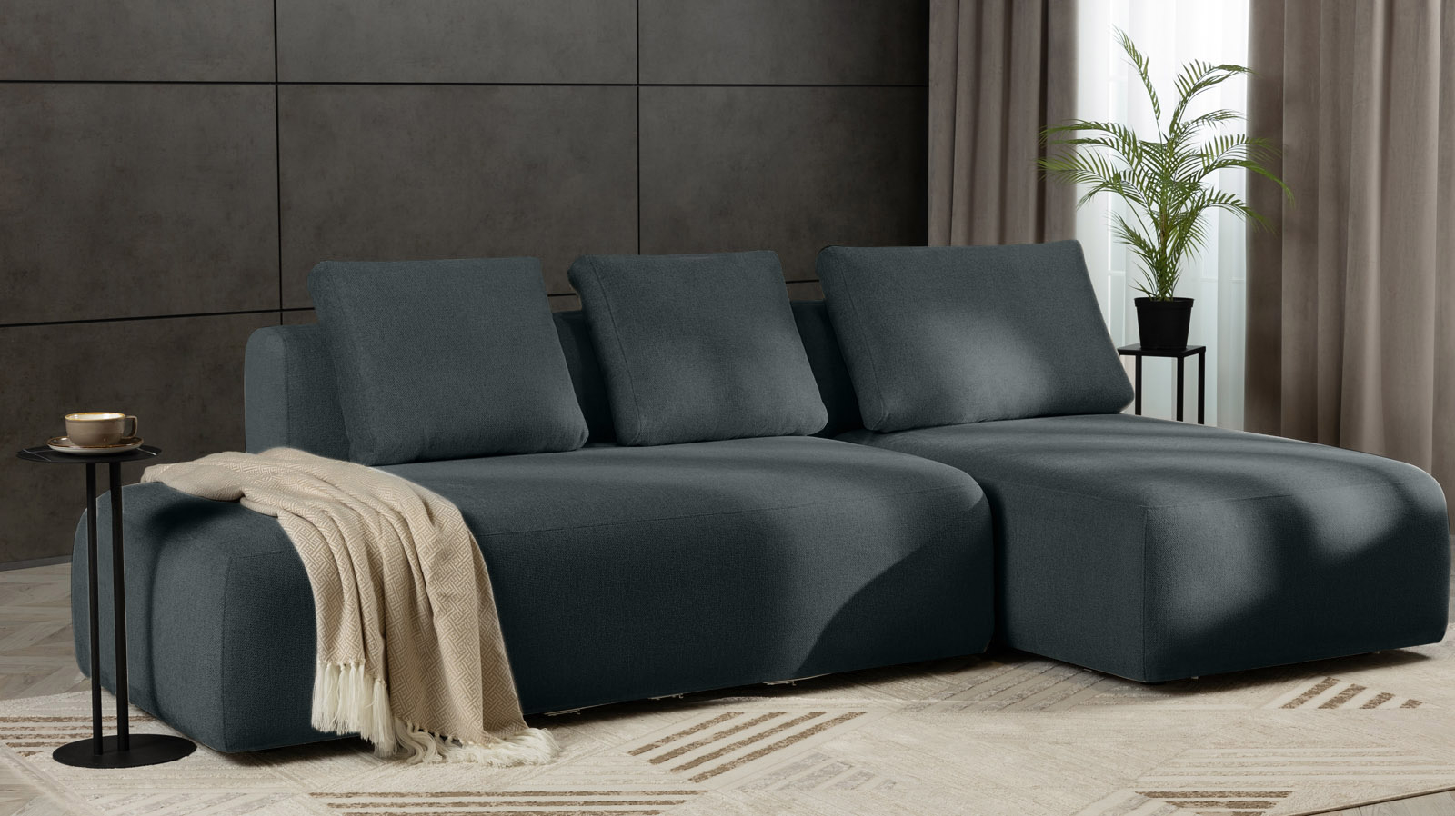 Диван модульный 2-секционный Molto 170+125 Тк. Forte 13 147x258 — купить в Озерце