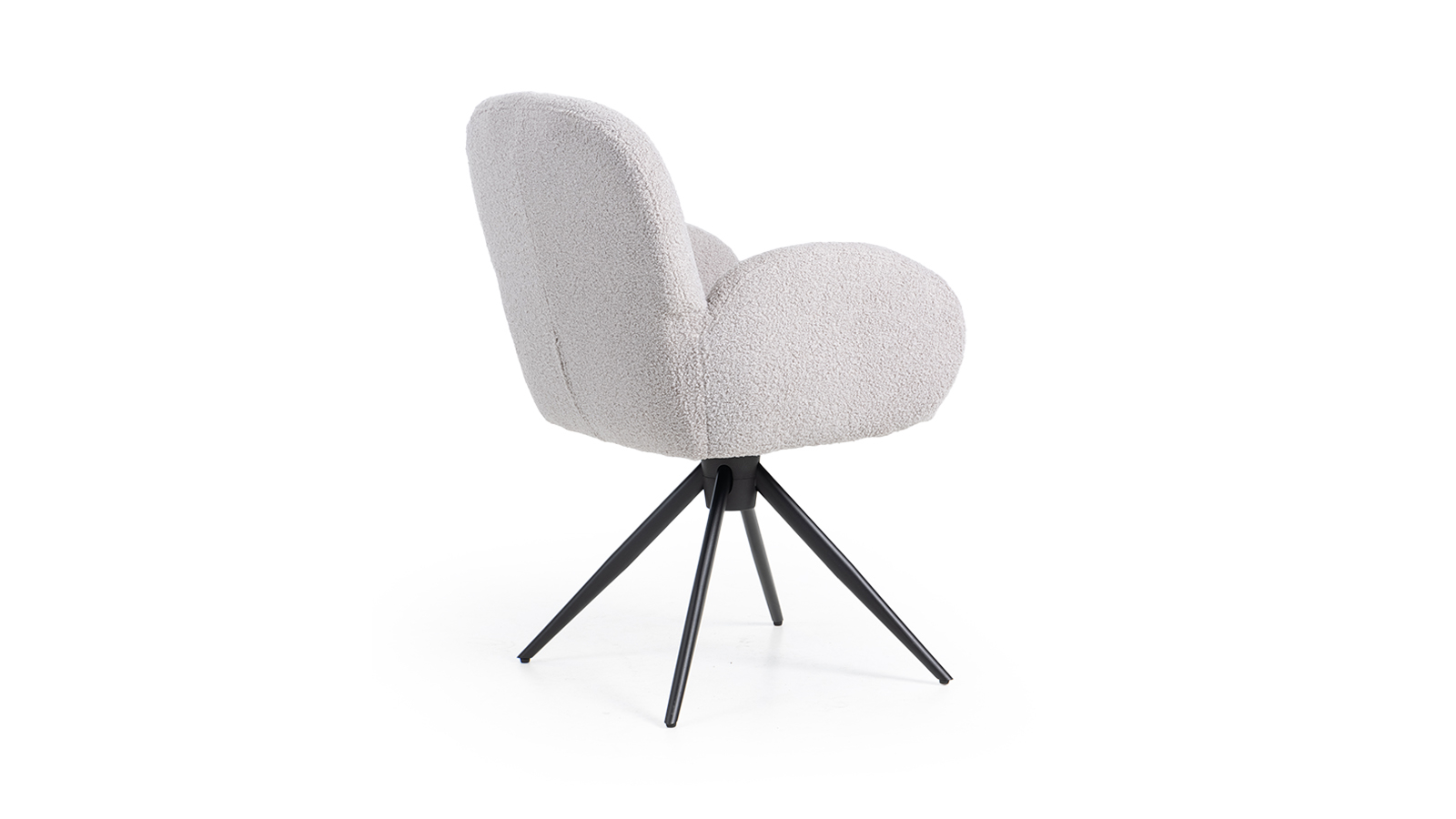 Кресло Mailo, ткань Светло-серый букле 59x61 — купить в Озерце