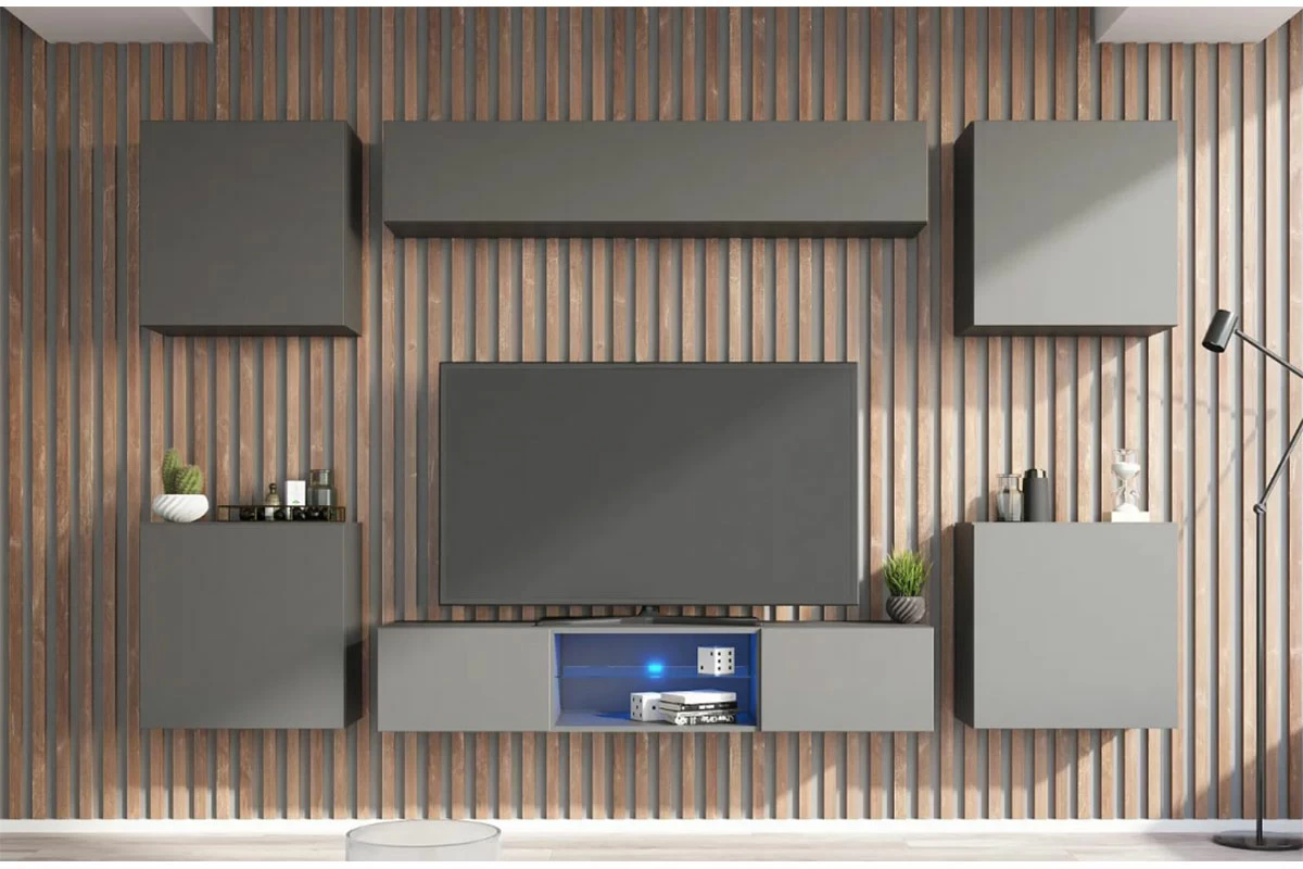 Шкаф навесной Point Тип-60 Серый Графит (71774934) в мебель-центре Озерцо