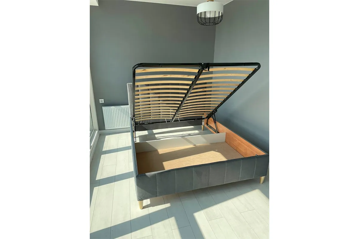 Кровать Сицилия 160х200 с ПМ (Civilia 25/Серый) 1 кат. - купить в Озерце