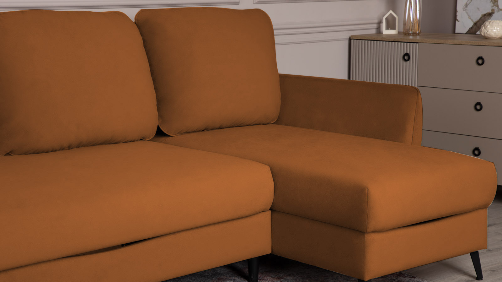 Диван -кровать угловой Laguna, Тк. Casanova Desert 159x245 — купить в Озерце