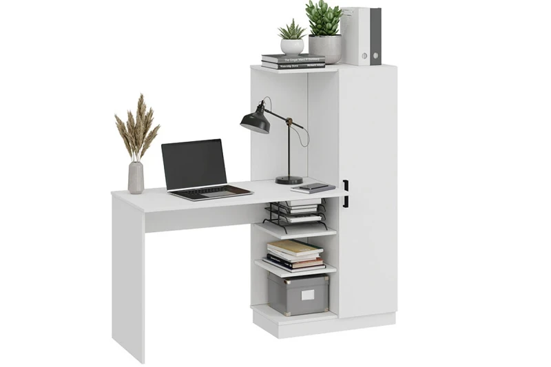 Стол компьютерный Бейсик (Белый) — Мебель-центр Озерцо