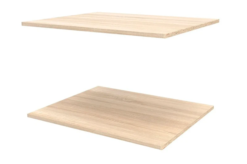 Комплект полок (2шт.) РУМ 75см (Дуб Сонома) - купить в Озерце
