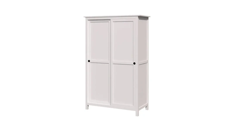 Шкаф с раздвижными дверями Terek, цвет Белый 59x120 — купить в Озерце