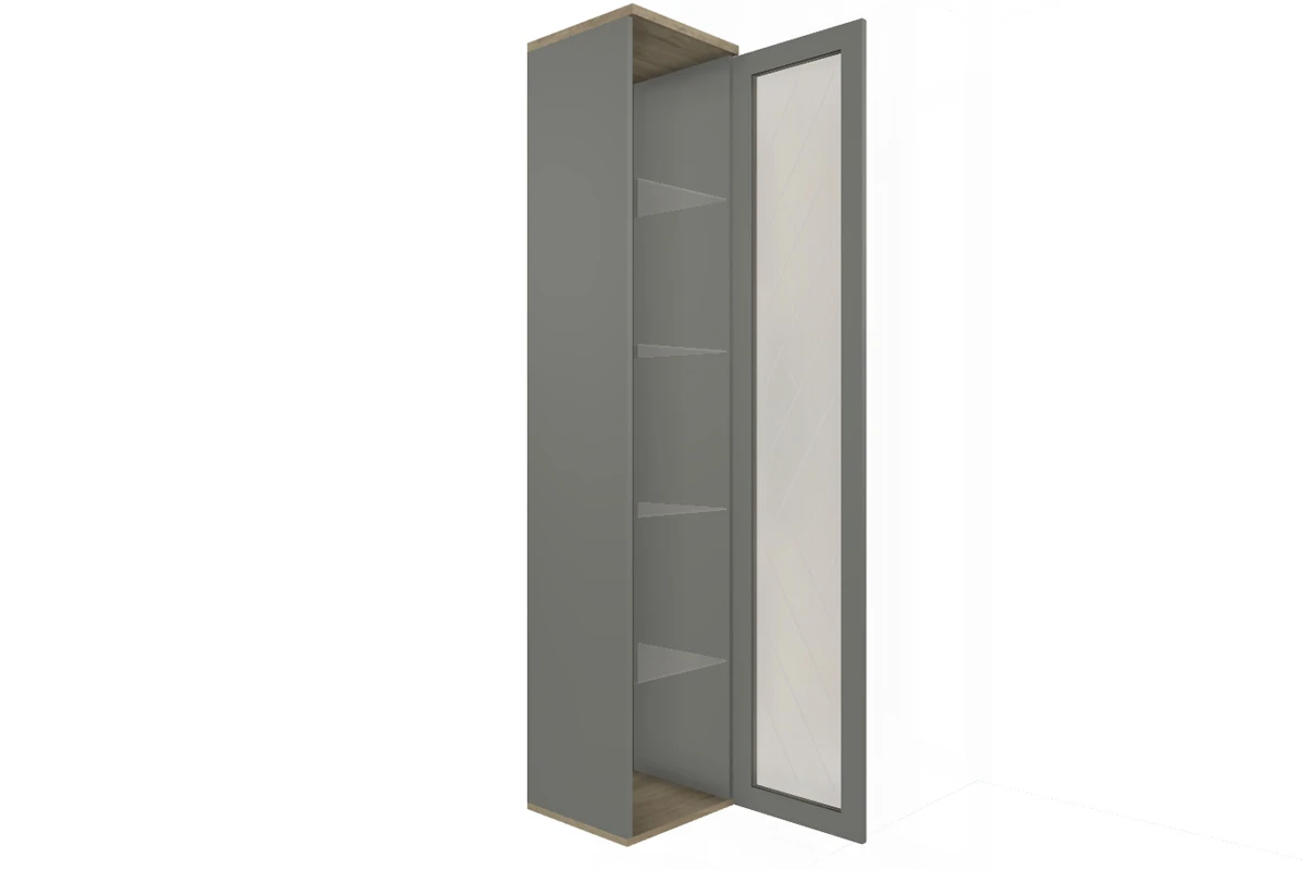 Шкаф многоцелевой Карина ШК-1064-ГС-СО (Гикори Джексон Светлый/Серый Оникс) в мебель-центре Озерцо