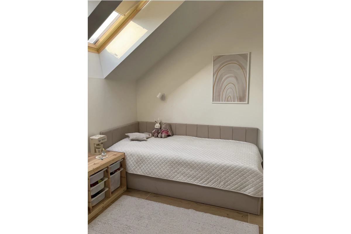 Кровать Мика с ПМ 80х200 универсальная (Newtone CACAO) - купить в Озерце