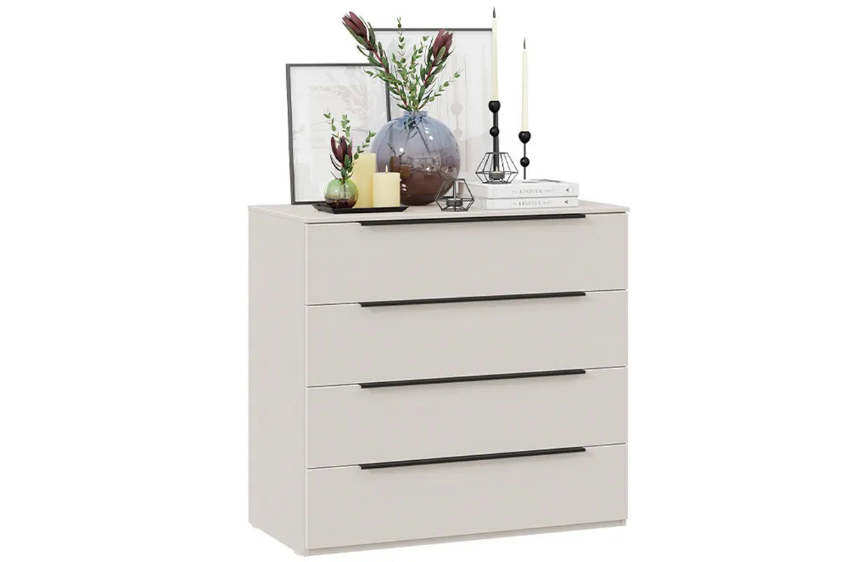 Комод Порто ТД-393.04.01 (Кашемир сатин / Кашемир матовый) — Мебель-центр Озерцо