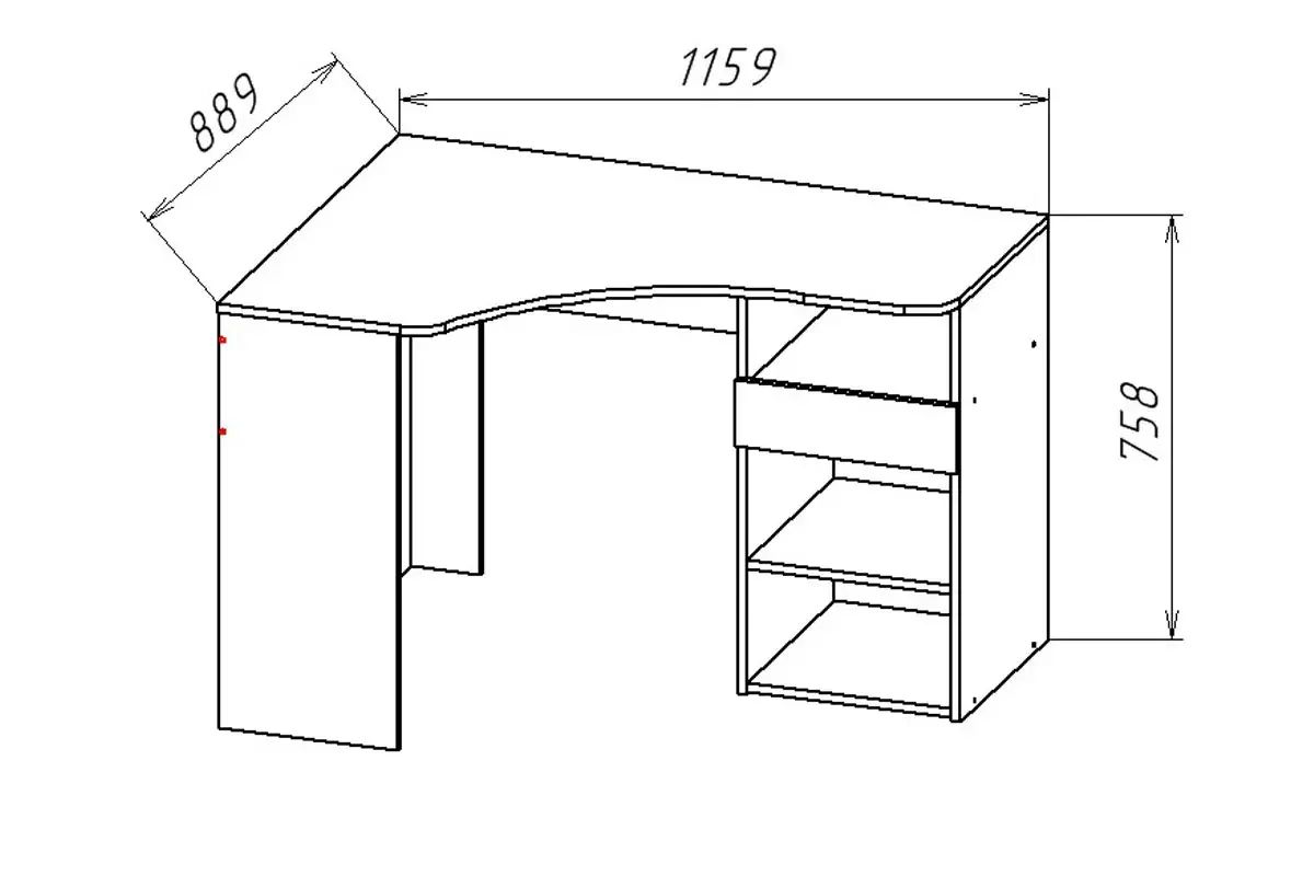 Стол Геометрия-10 (Белый/Делано светлый) — Мебель-центр Озерцо