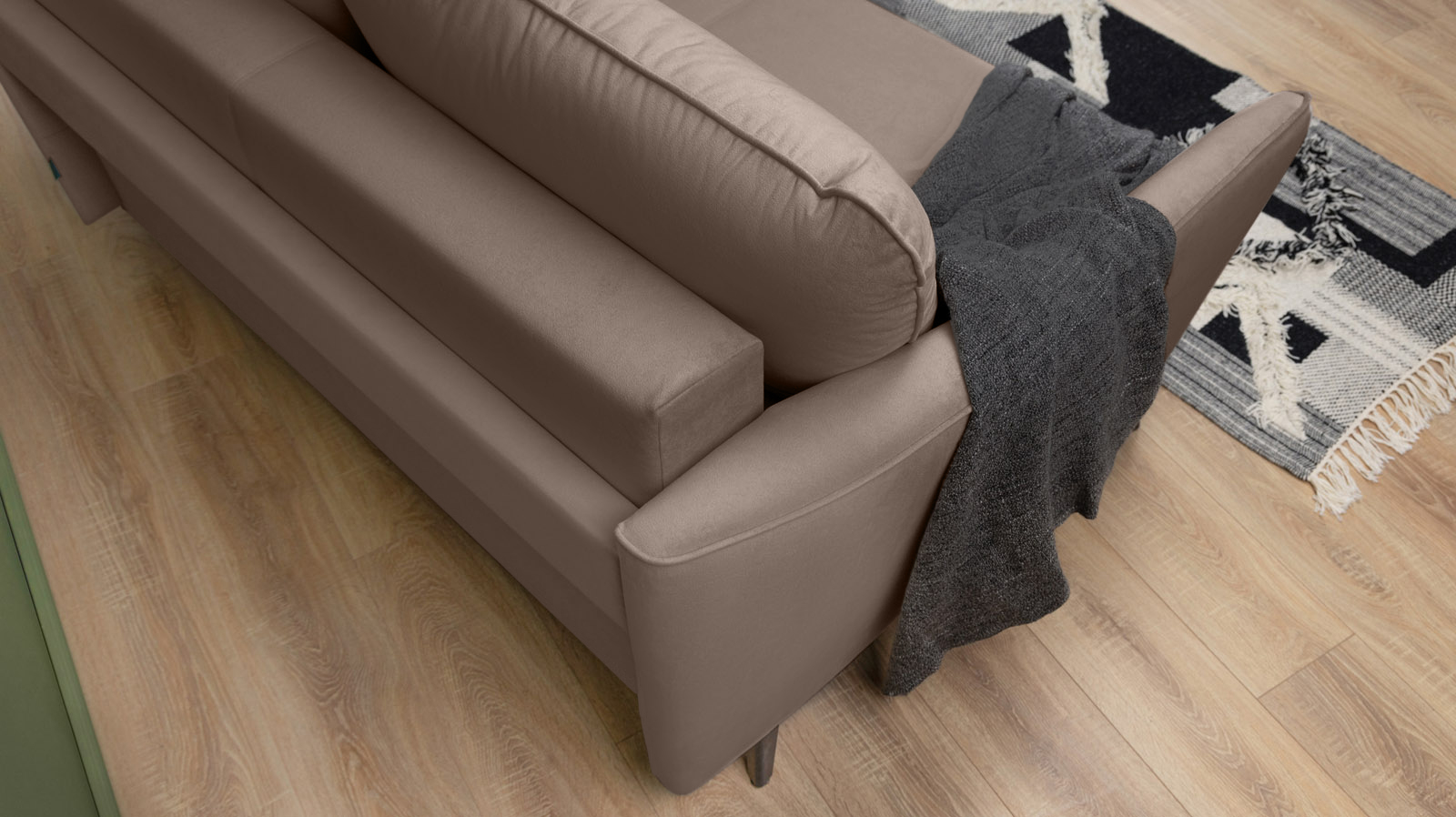 Диван Laguna Mini, ткань Sky Velvet 17 144x201 — купить в Озерце