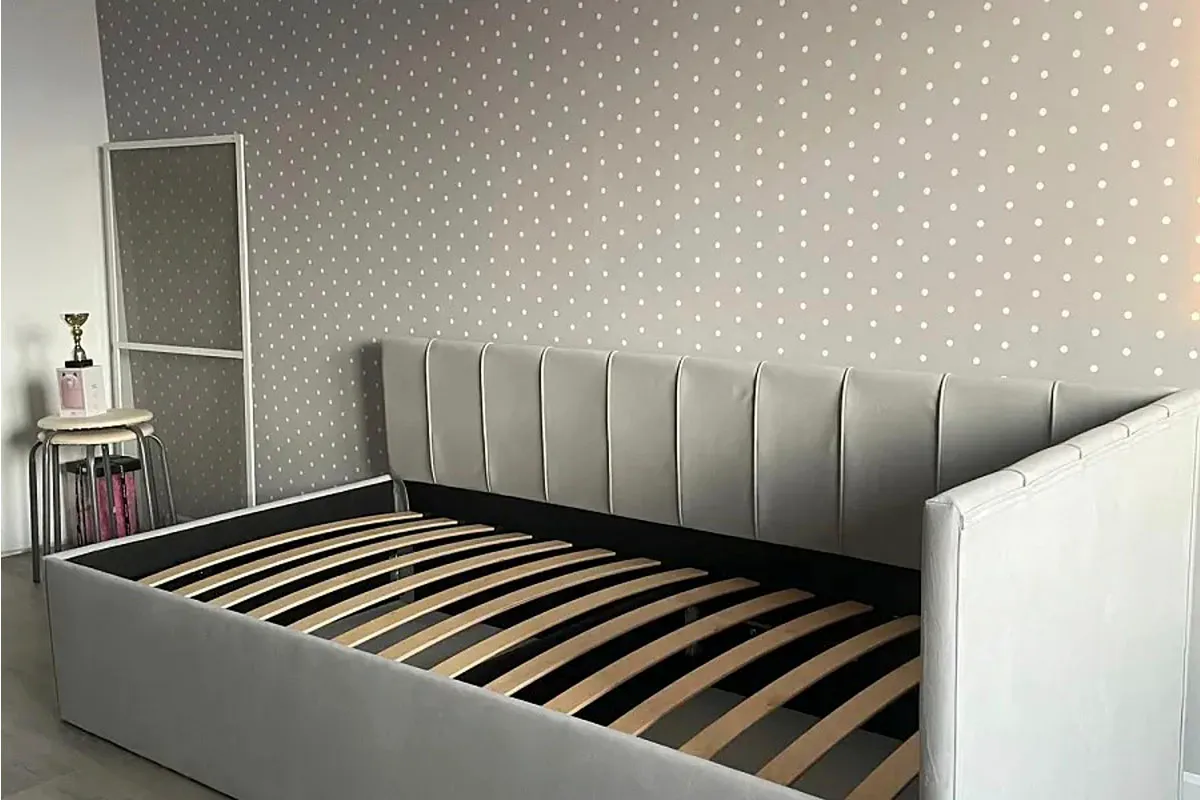 Кровать Мика с ПМ 90х200 универсальная Newtone Light GREY - купить в Озерце