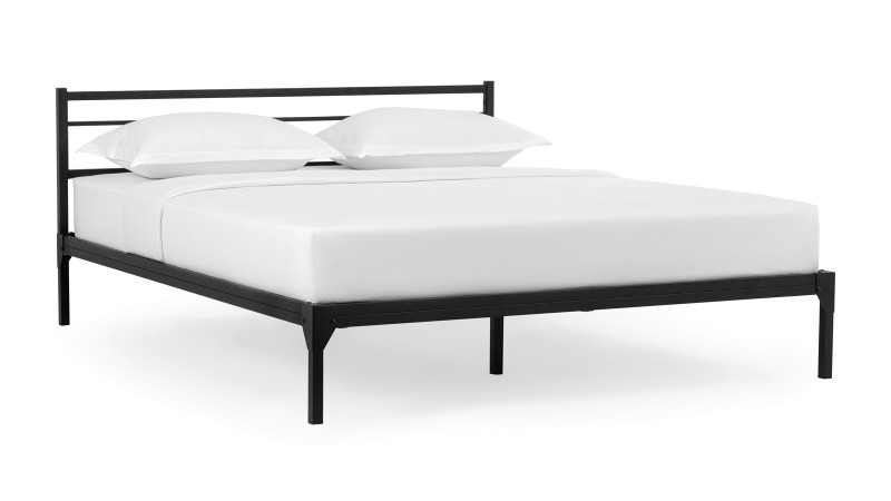 Кровать Torino, цвет: черный шагрень 160x200 - купить в Озерце