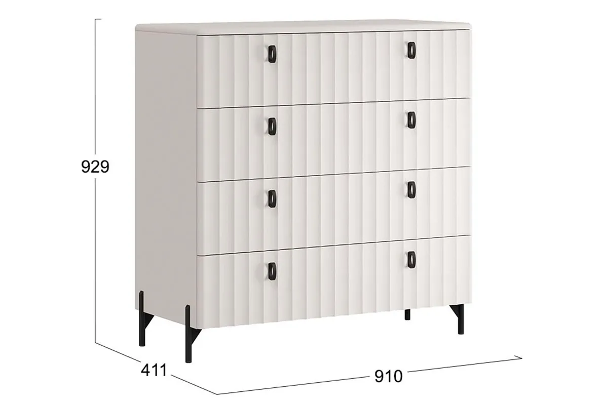 Комод Тиффани (Кашемир/Кашемир матовый) — Мебель-центр Озерцо