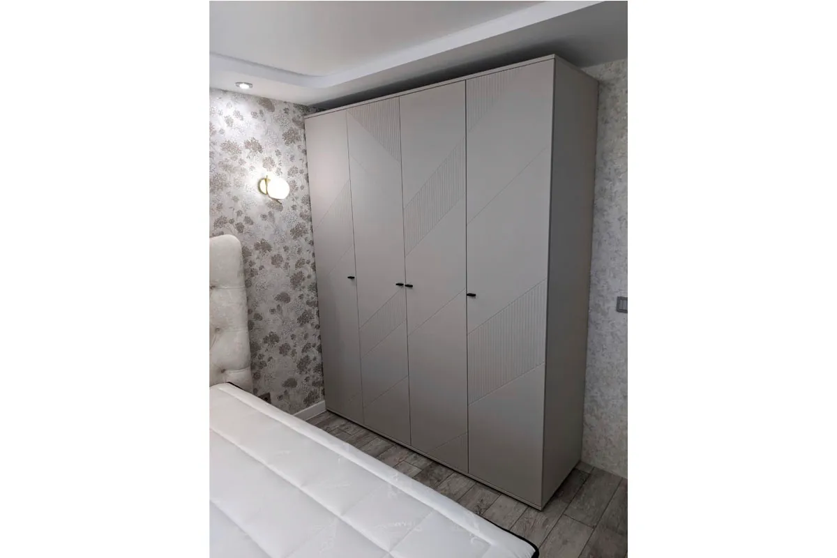 Шкаф Кашемир 4-х дв. (Кашемир/Сантьяго) в мебель-центре Озерцо