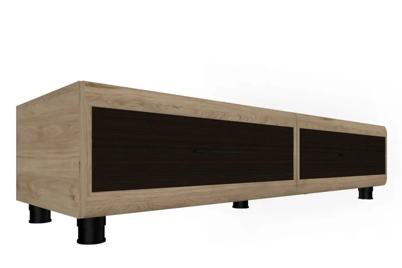 Тумба ТБ-2673 (Гикори Джексон светлый-комбинированный) — Мебель-центр Озерцо