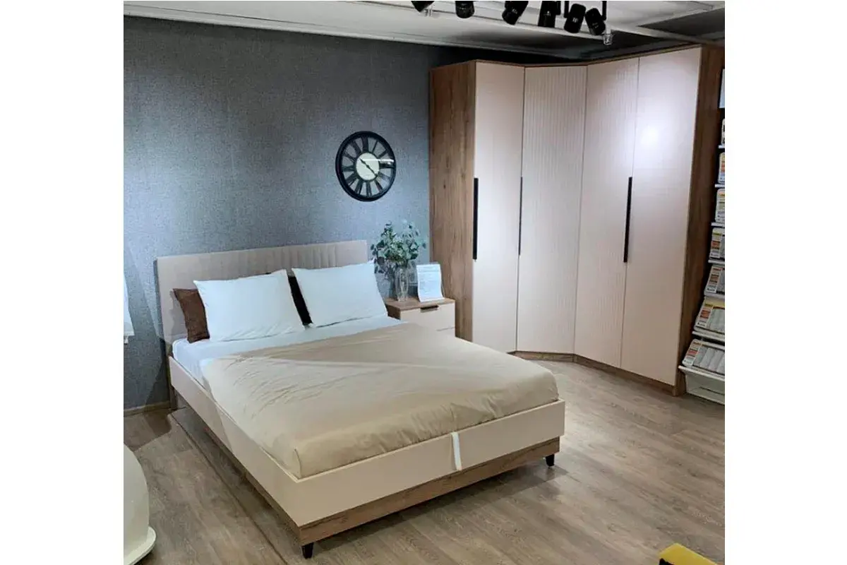 Шкаф 1-дверный для платья и белья Тоскана (Дуб Табачный/Бисквит) в мебель-центре Озерцо