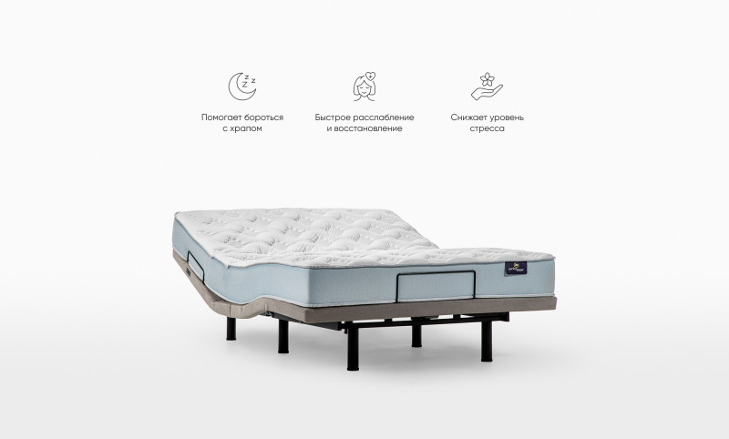 Основание Askona Ergobalance Connect Pro, цвет grey, 140x200 - купить в Озерце