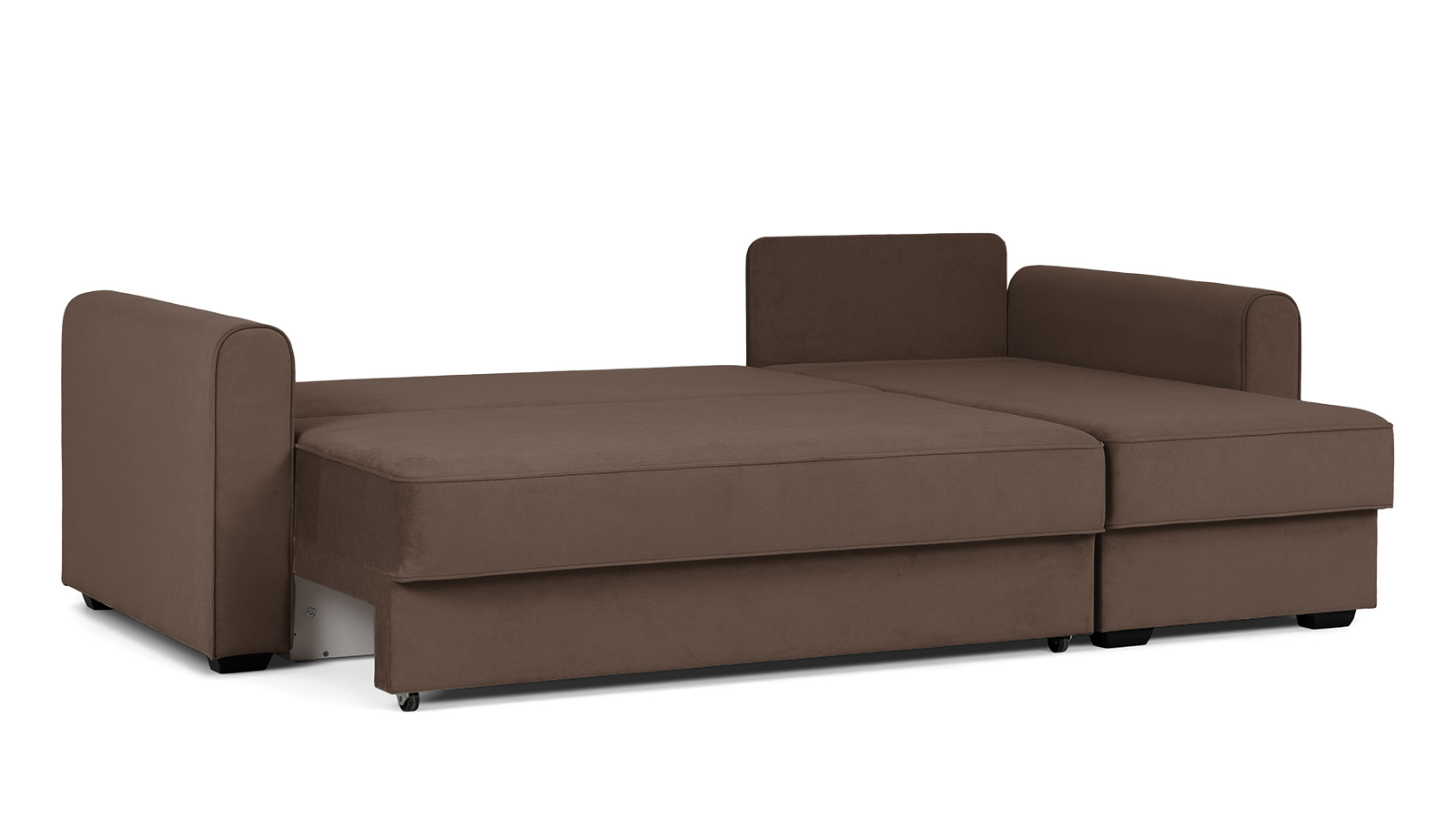 Диван -кровать угловой Magni ткань Casanova Chocolate 144x233 — купить в Озерце