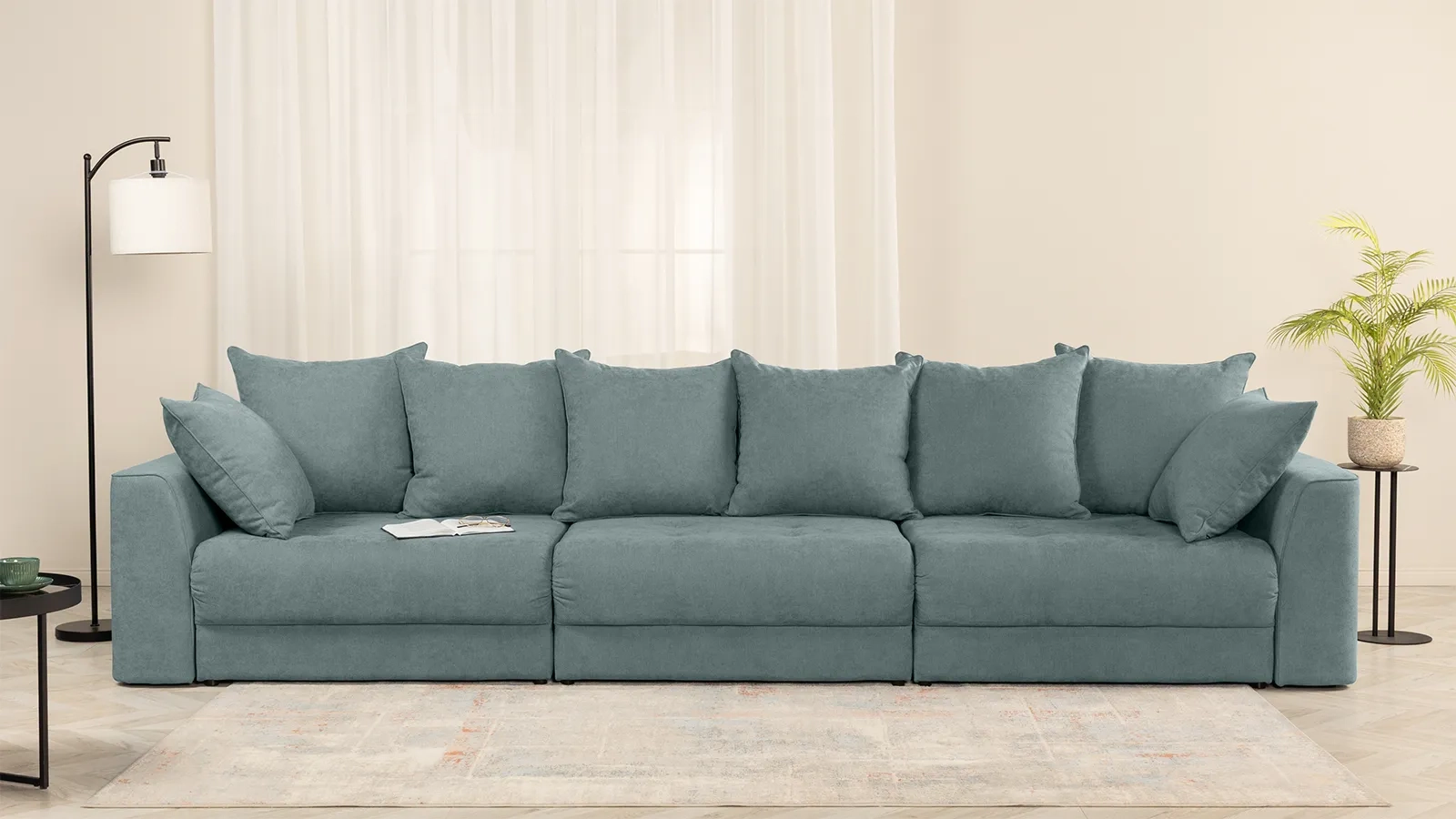 Диван -кровать Monako New 3-секционный, ткань Royal I Capri 113x354 — купить в Озерце