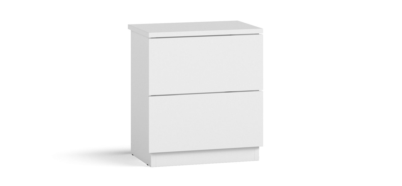 Тумба СИМПЛ NEW Белый снег — Мебель-центр Озерцо