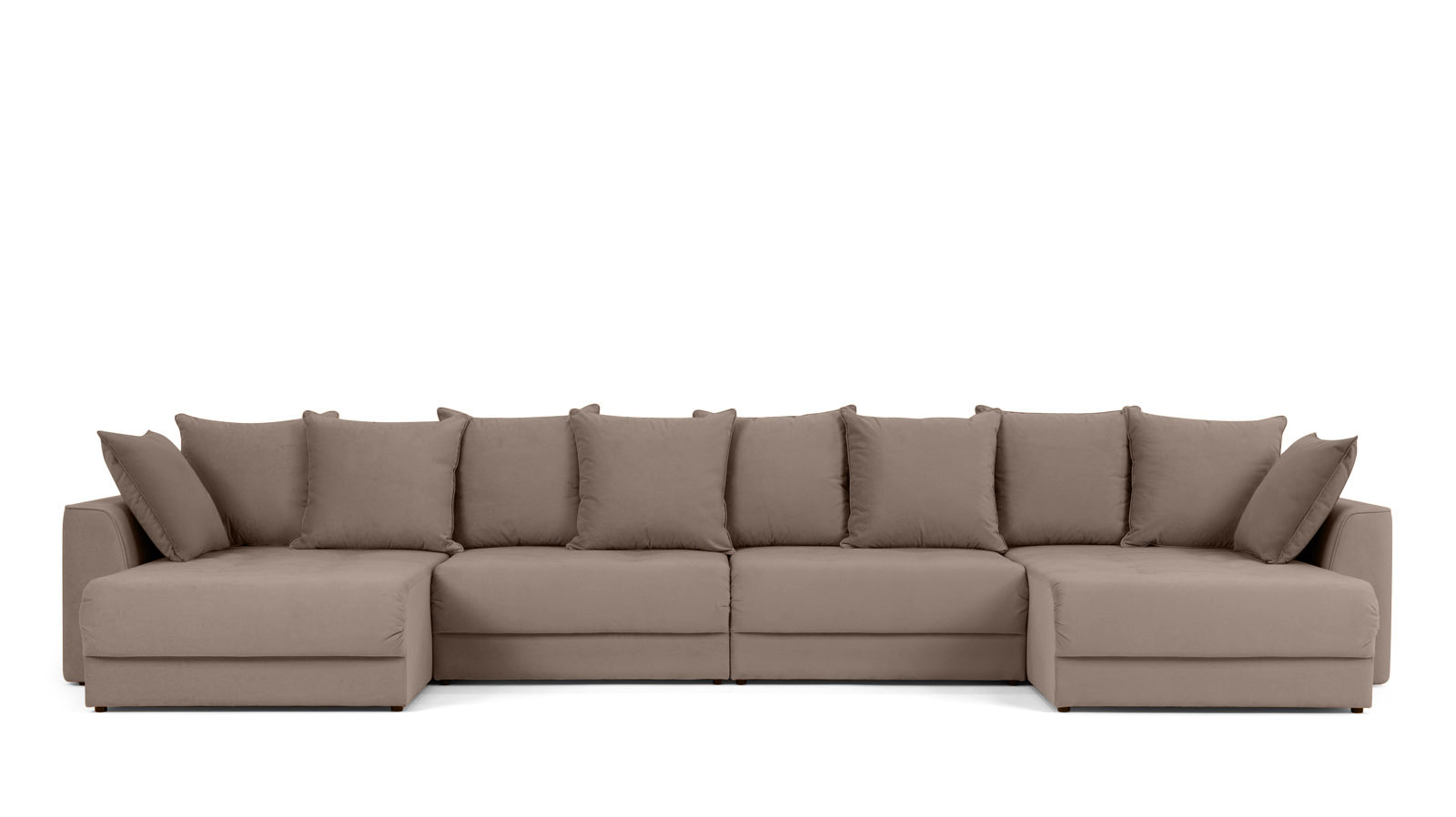 Диван Monako New П-образный с коробом для белья, Тк. Sky Velvet 17 157x455 — купить в Озерце