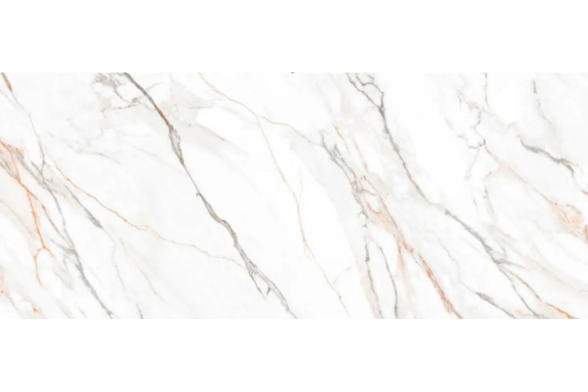 Стол обеденный Луи 1200(1600) (Керамика FNZ9206037 Gilt White/МДФ Черная шагрень/Металл Черный) - купить в Озерце