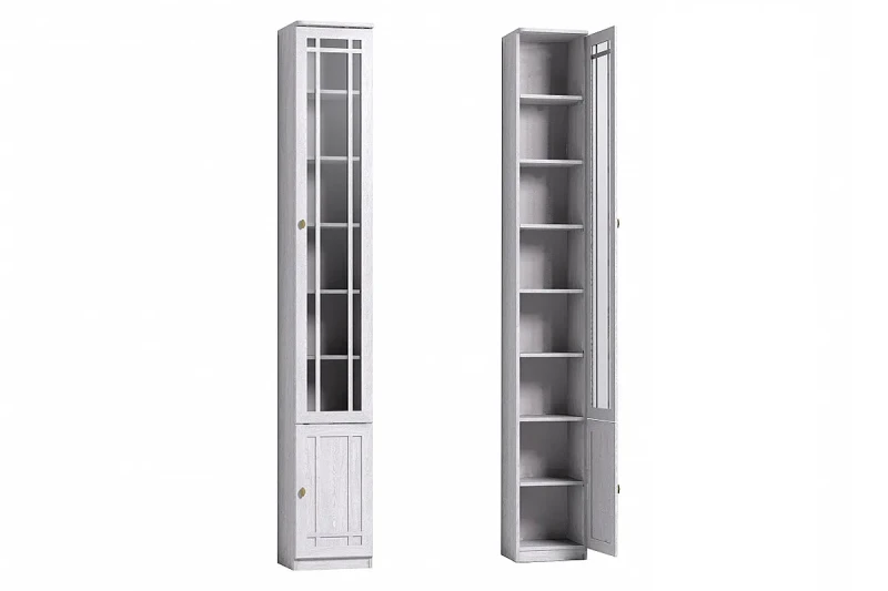 Sherlock 31 Шкаф для книг Ясень Анкор светлый в мебель-центре Озерцо